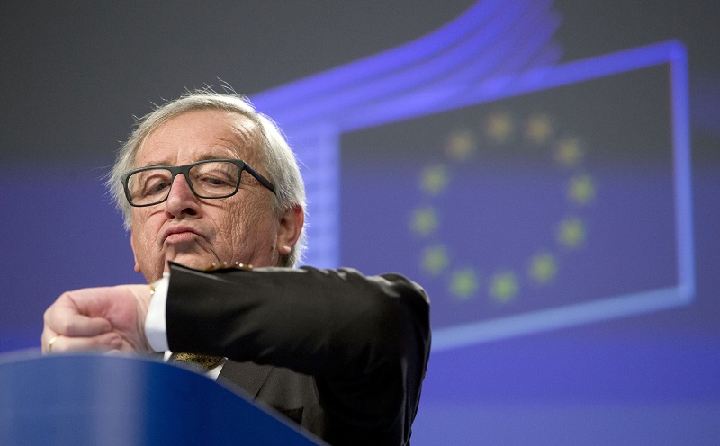 Jean-Claude Juncker vystoupí před Evropským parlamentem.