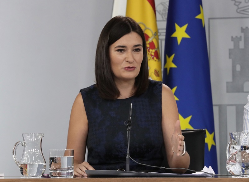 Carmen Montónová měla na starosti ministerstvo zdravotnictví.