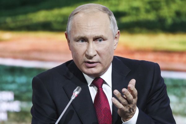 Ruský prezident Vladimir Putin.