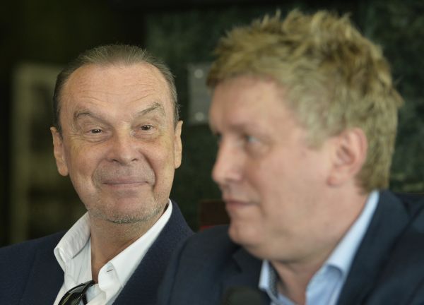 Operní pěvec Štefan Margita (vlevo) a ředitel festivalu Tomáš Motl.