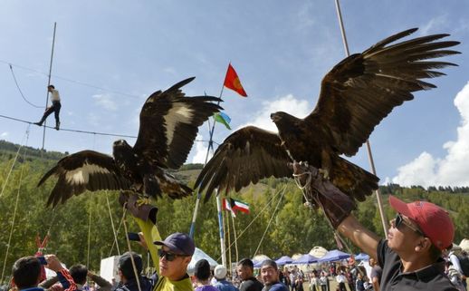 Nomádské hry letos přilákaly sportovce z osmdesáti zemí.