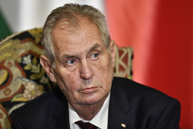 Prezident Miloš Zeman.