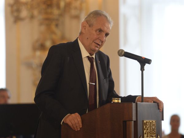 Prezident Miloš Zeman.