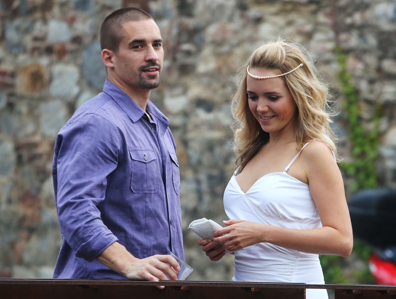 Tomáš Plekanec a Lucie Vondráčková.
