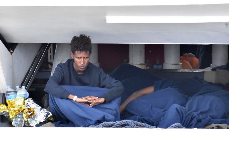 Migranti se doplavili k italskému ostrovu Lampedusa.