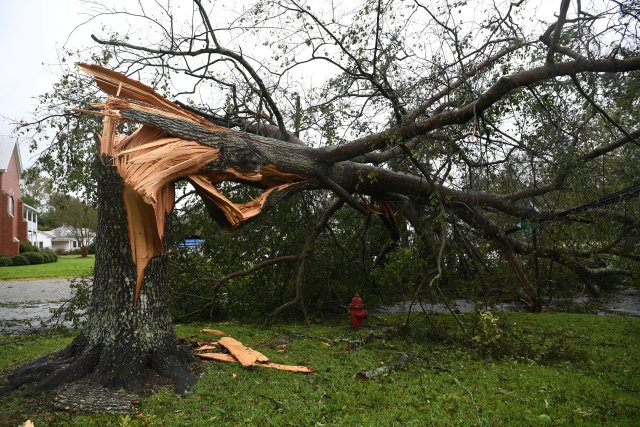 Řádění hurikánu Florence. Řádění hurikánu Florence.