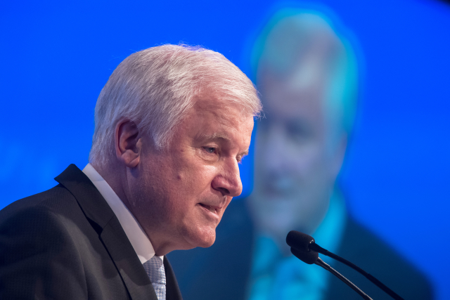 Šéf strany a německý ministr vnitra Horst Seehofer.