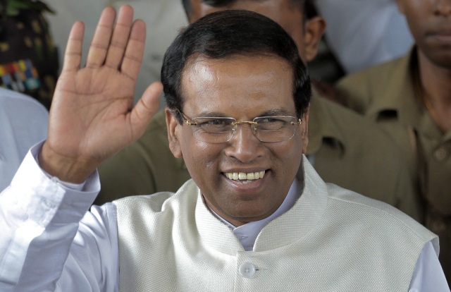 Prezident Srí Lanky Maithripala Sirisena.
