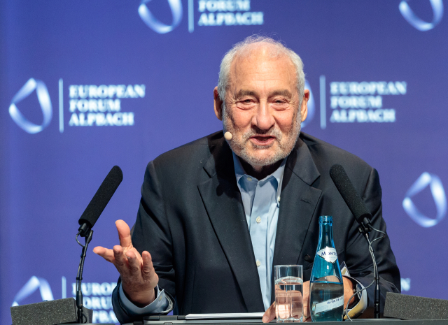 Nositel Nobelovy ceny za ekonomii Joseph Stiglitz.