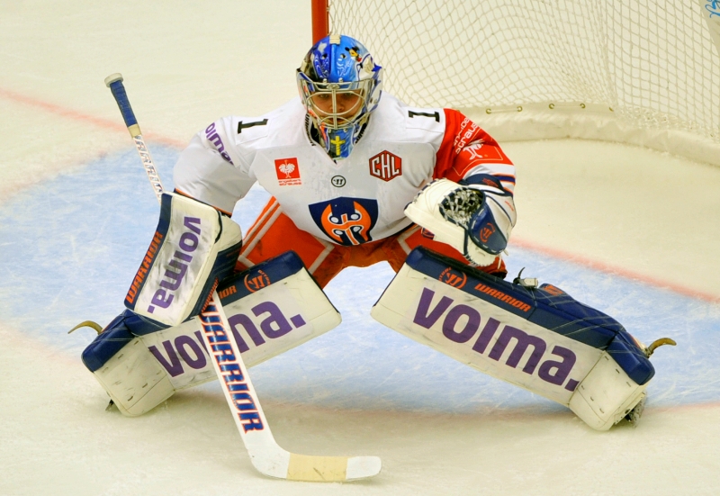 Dominik Hrachovina si př prvním stratu v KHL připsal hned výhru. 