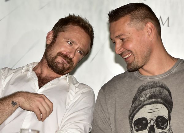 Zleva: americký herec Ben Foster a režisér Petr Jákl.