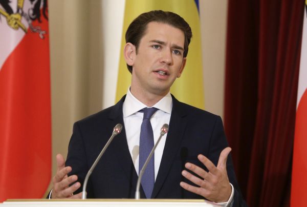 Rakouský kancléř Sebastian Kurz.