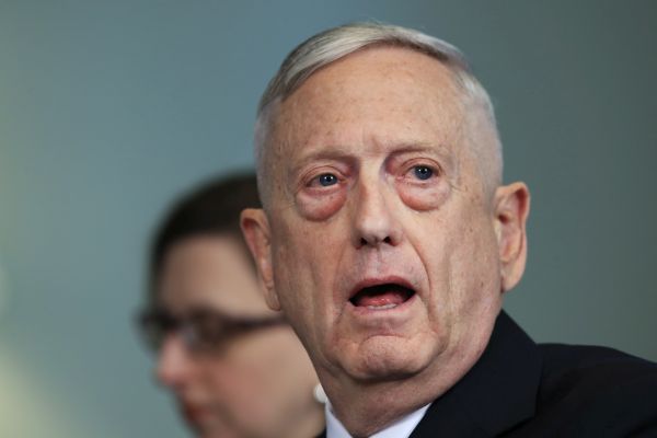 Americký ministr obrany James Mattis.