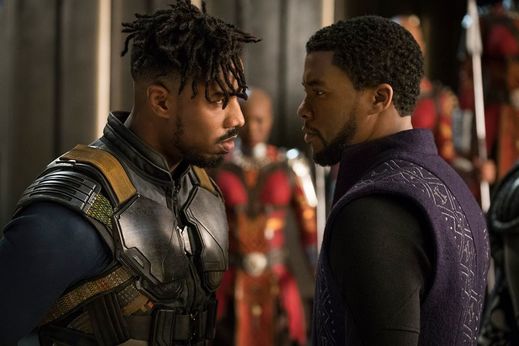 Michael B. Jordan (vlevo) byl za svůj výkon v Black Pantherovi hojně chválen.