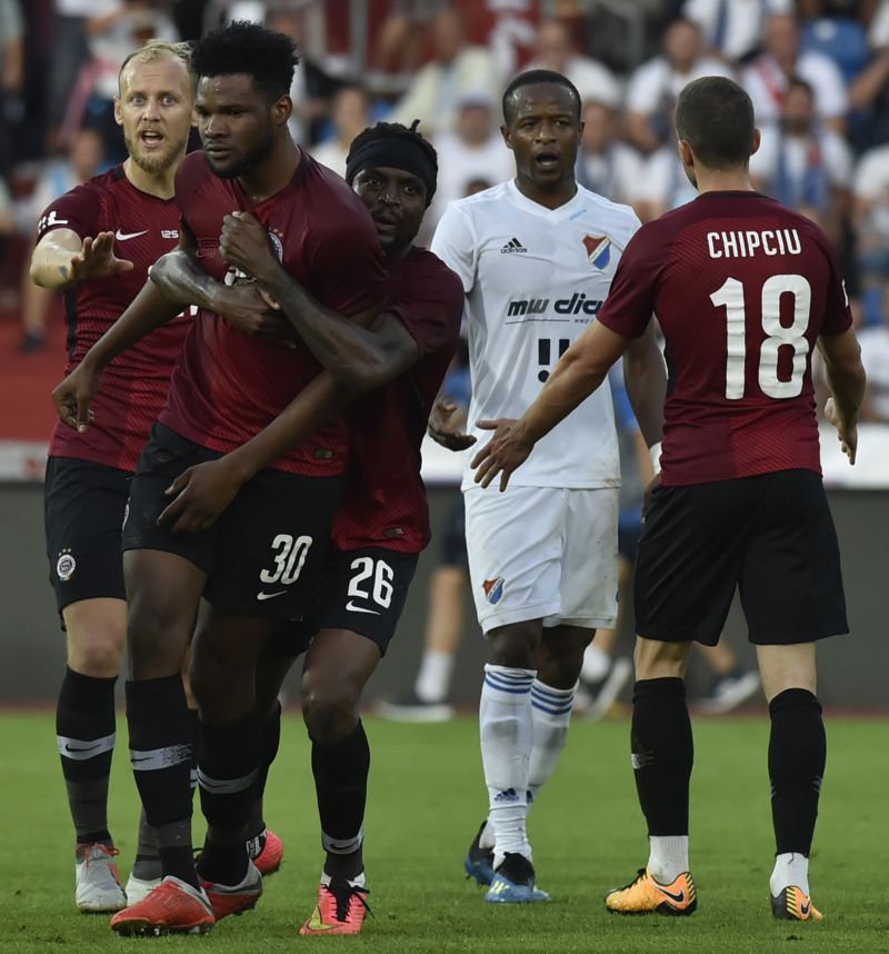 Benjamin Tetteh se v 77. minutě postaral o jediný gól zápasu.