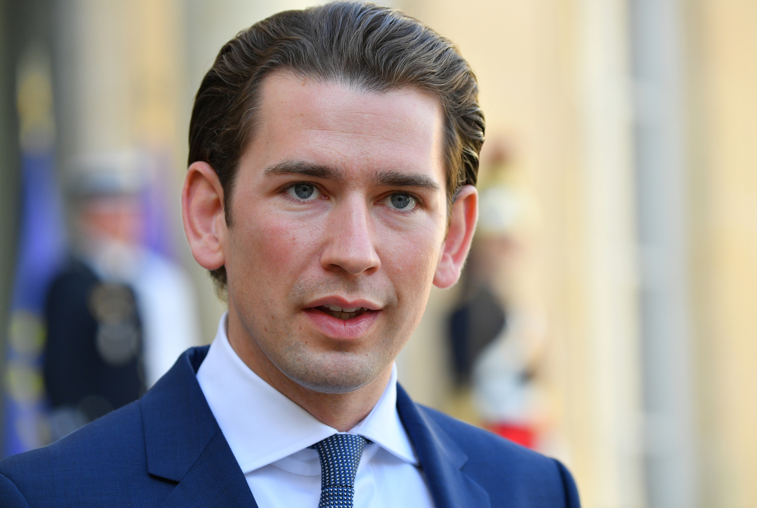 Rakouský kancléř Sebastian Kurz.