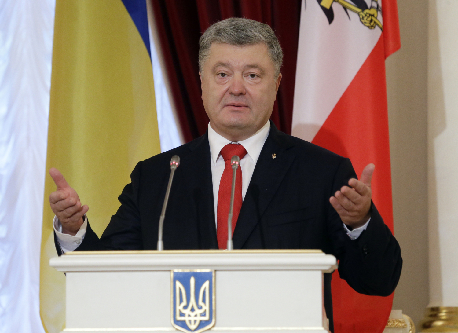 Ukrajinský prezident Petro Porošenko.