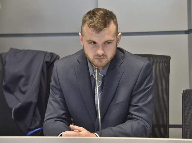 Obžalovaný velitel vozidla Marcel Kulišťák. 