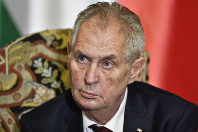 Český prezident Miloš Zeman.