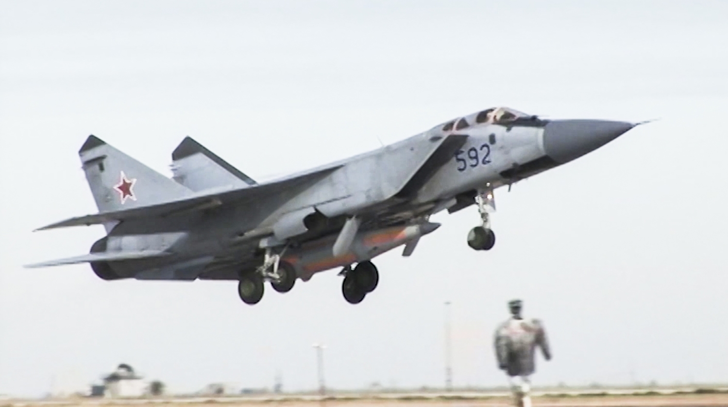 Stíhací letoun MiG-31.