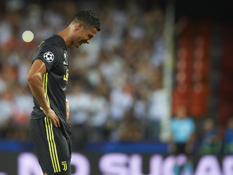 Cristiano Ronaldo neodehrál ani půlhodinu.