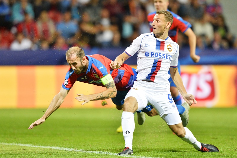 Duel mezi Plzní a CSKA Moskva skončil remízou.