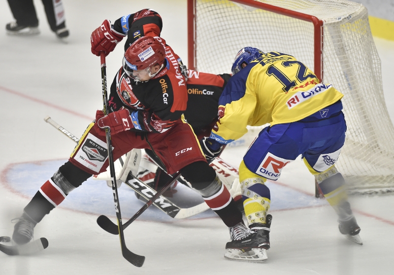 Zlín se v dalším kole extraligy utkal s Hradcem Králové. 