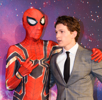 Tom Holland se Spider-Manem.