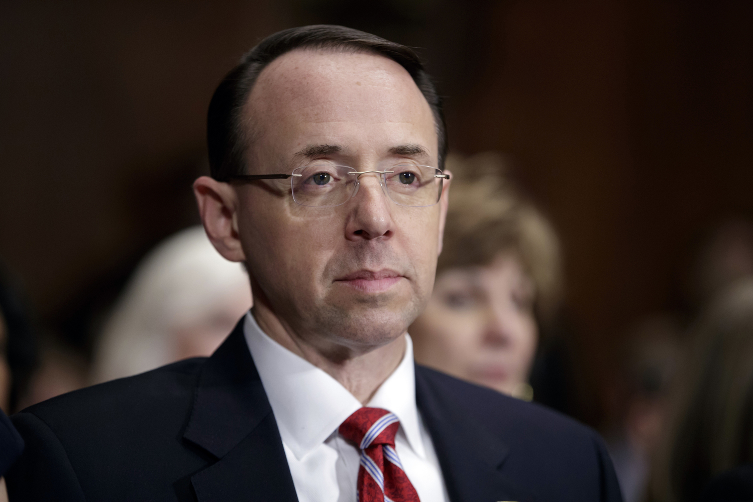 Náměstek ministra spravedlnosti USA Rod Rosenstein.