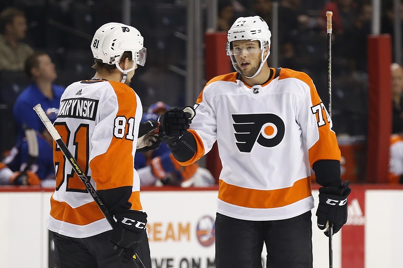 Hráči New York Islanders oslavují branku (ilustrační foto)