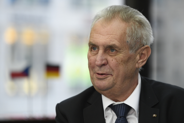 Prezident Miloš Zeman.