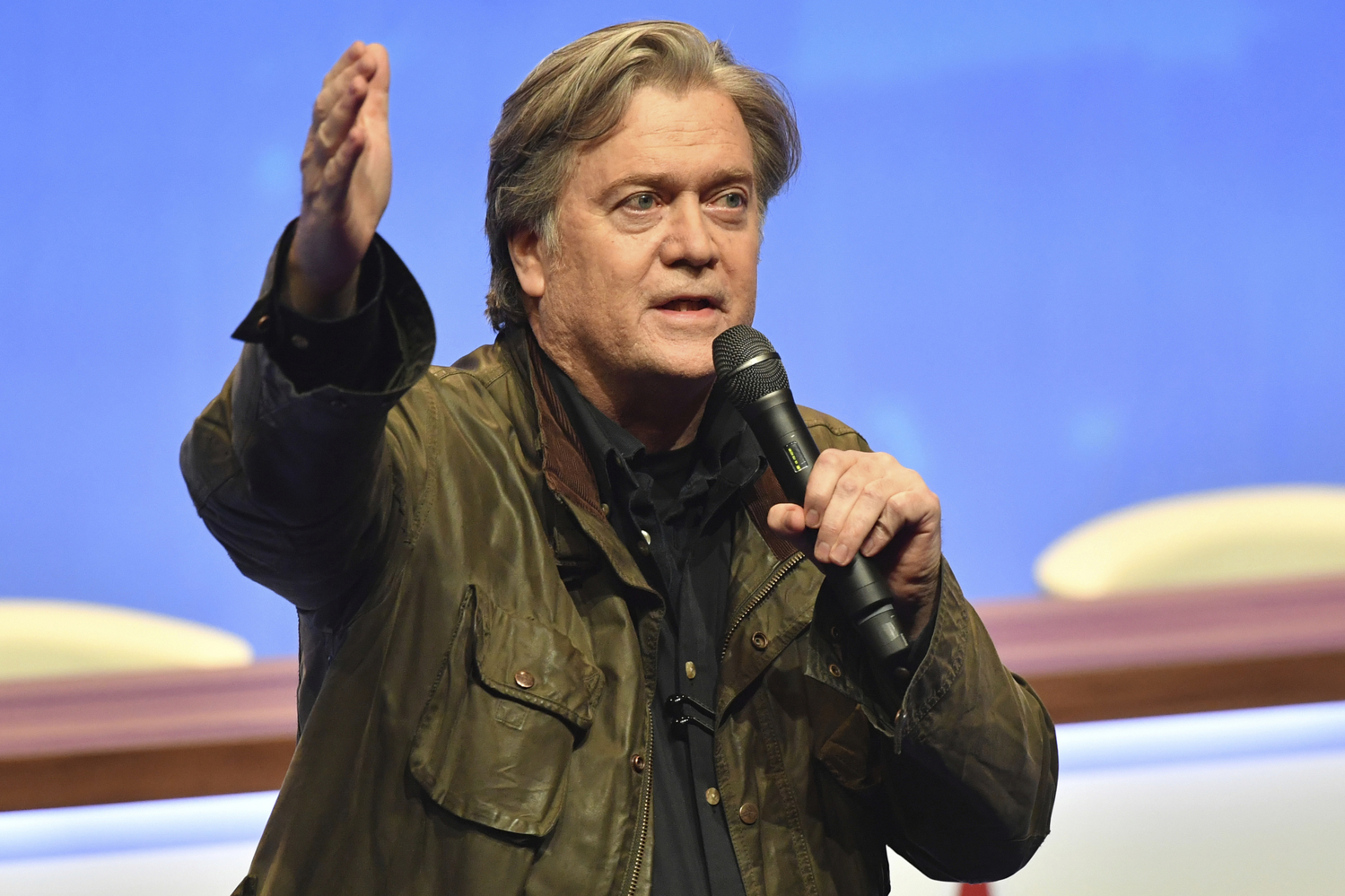Někdejší hlavní stratég Bílého domu Steve Bannon. 