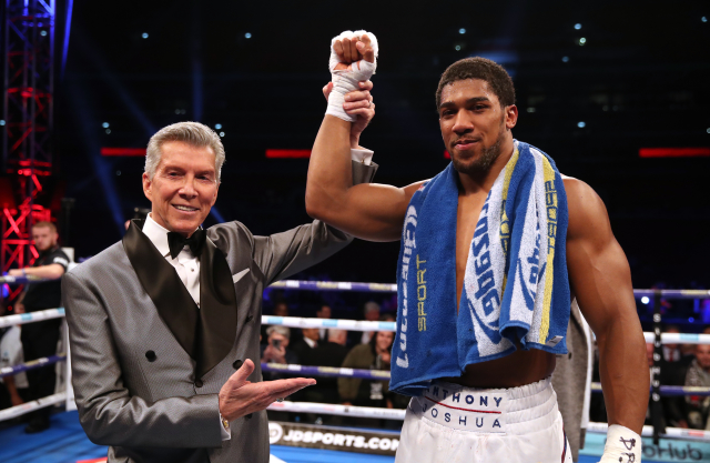 Boxer Anthony Joshua. 