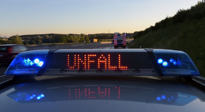 Unfall (nehoda), německá policie.