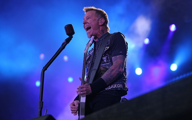 Kytarista James Hetfield. Kytarista James Hetfield.