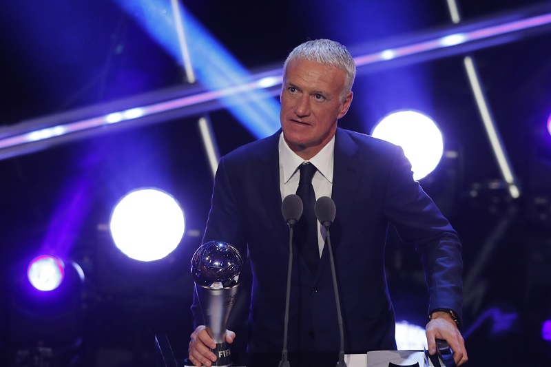 Trenér roku Didier Deschamps.
