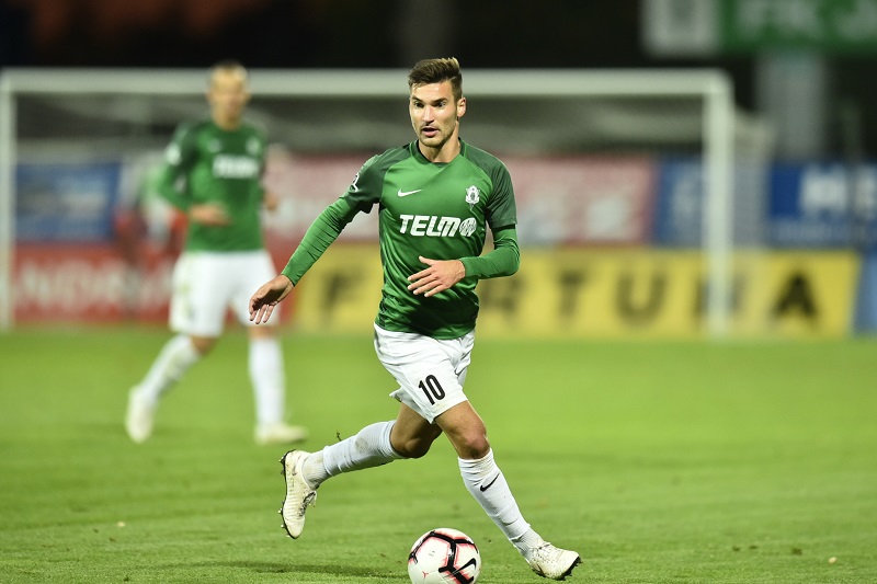 Jablonecký záložník Michal Trávník.