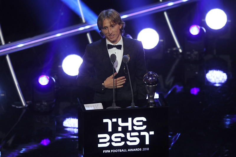 Luka Modrić, nejlepší fotbalista na světě.