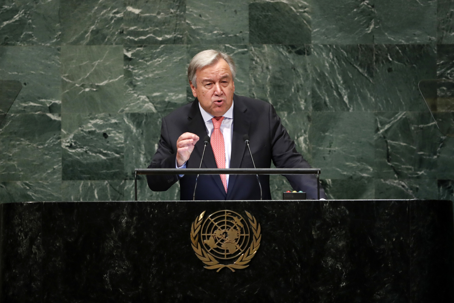 Generální tajemník OSN António Guterres.