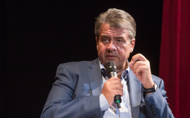 Tehdejší německý ministr zahraničí Sigmar Gabriel.