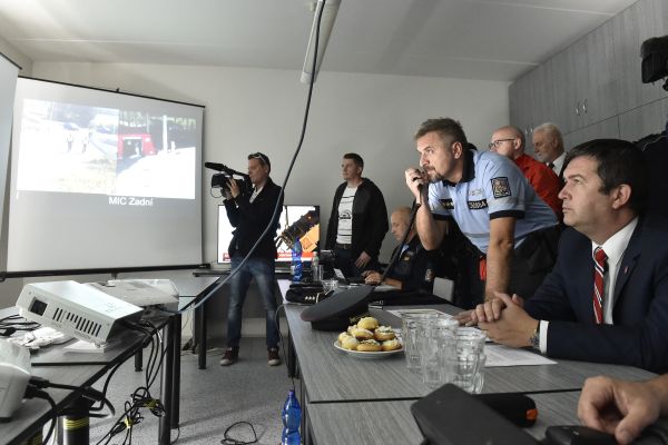 Policejní cvičení na Břeclavsku. 