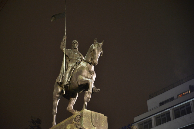 Socha svatého Václava v Praze. Socha svatého Václava v Praze.