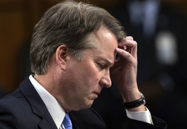 Kandidát do nejvyššího soudu USA Brett Kavanaugh.