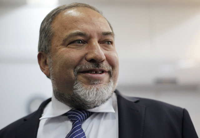 Izraelský ministr Lieberman.