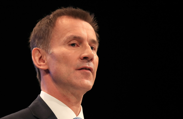 Britský ministr zahraničí Jeremy Hunt.