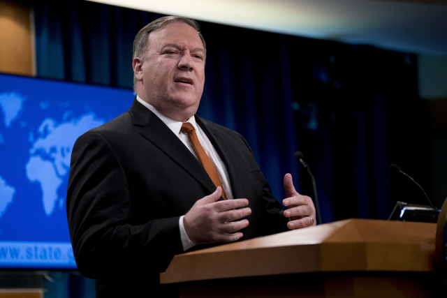 Americký ministr Mike Pompeo.