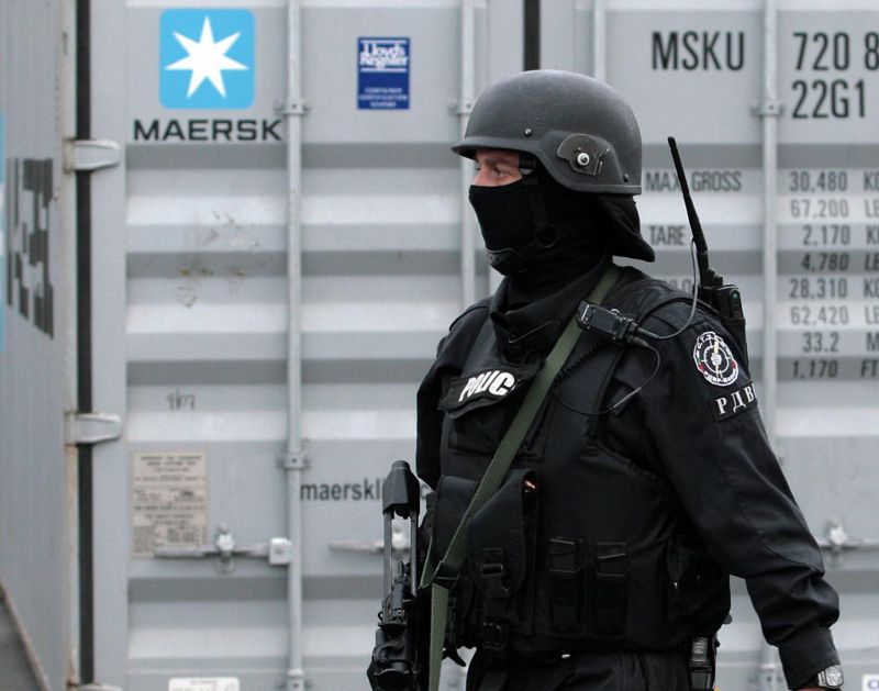 Bulharský policista.