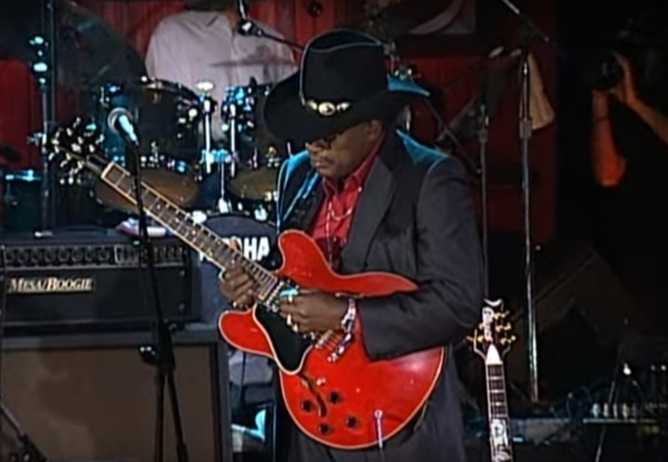 Otis Rush na archivním snímku z koncertu v San Franciscu.