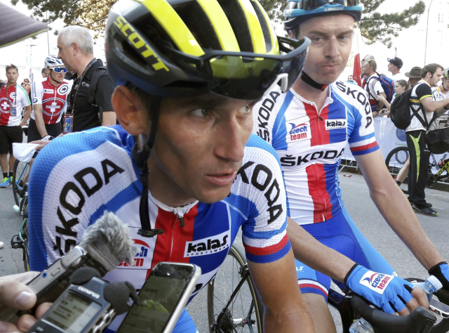 Cyklista Roman Kreuziger.
