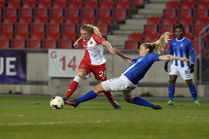 Fotbalistky pražské Slavie v osmifinále Ligy mistryň narazí se Rosengard.